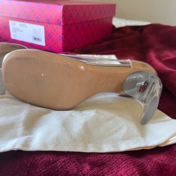 Tory BURCH Clear pumps 90mm Square Toe heel - Picture 7 of 11